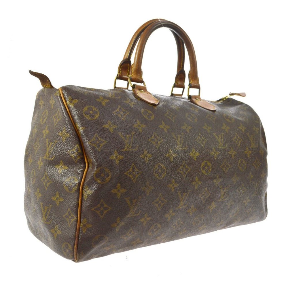Auth Louis Vuitton Speedy 35 Hand Bag #7615L23